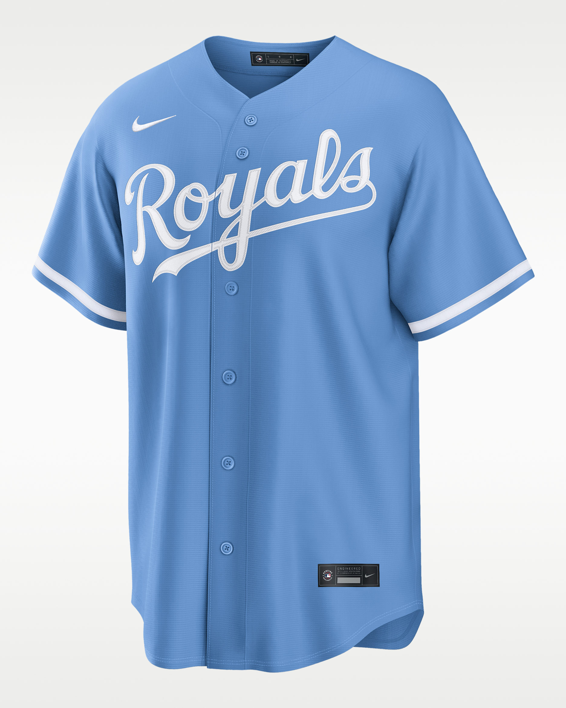 KITH 【美品】　メジャーリーグ選手Bobby Witt jr.着用アイテム Bobby Witt Jr. Kansas City Royals Men's Nike MLB Replica Jersey